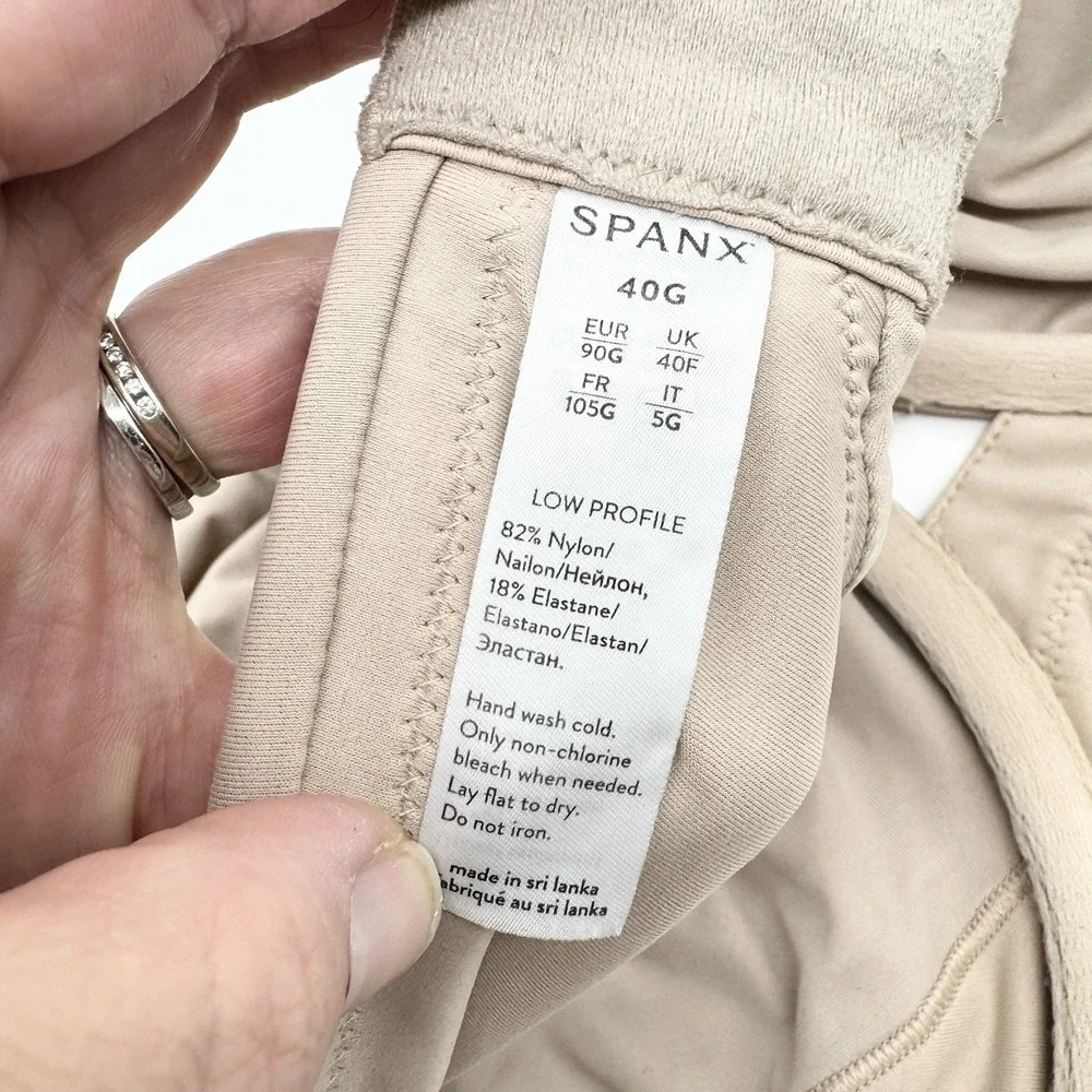 SPANX Low Profile Minimizer Bra In Champagne Beige Size 40G‎
